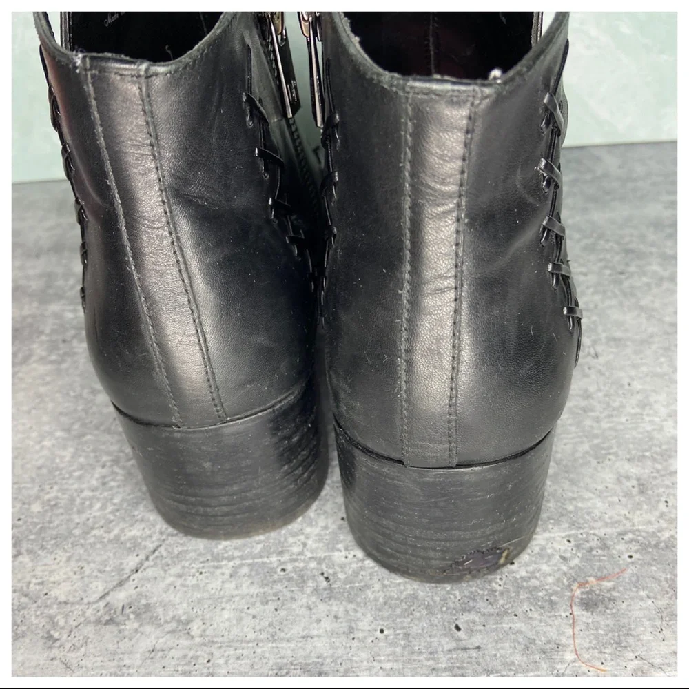 Donald J Pliner Women's Bowery Black Leather Ankle Boot